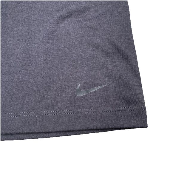 Nike Dri-Fit Sleeveless Shirt Women's L Gray New W/ Tags Mesh Open Back Train - Picture 2 of 11